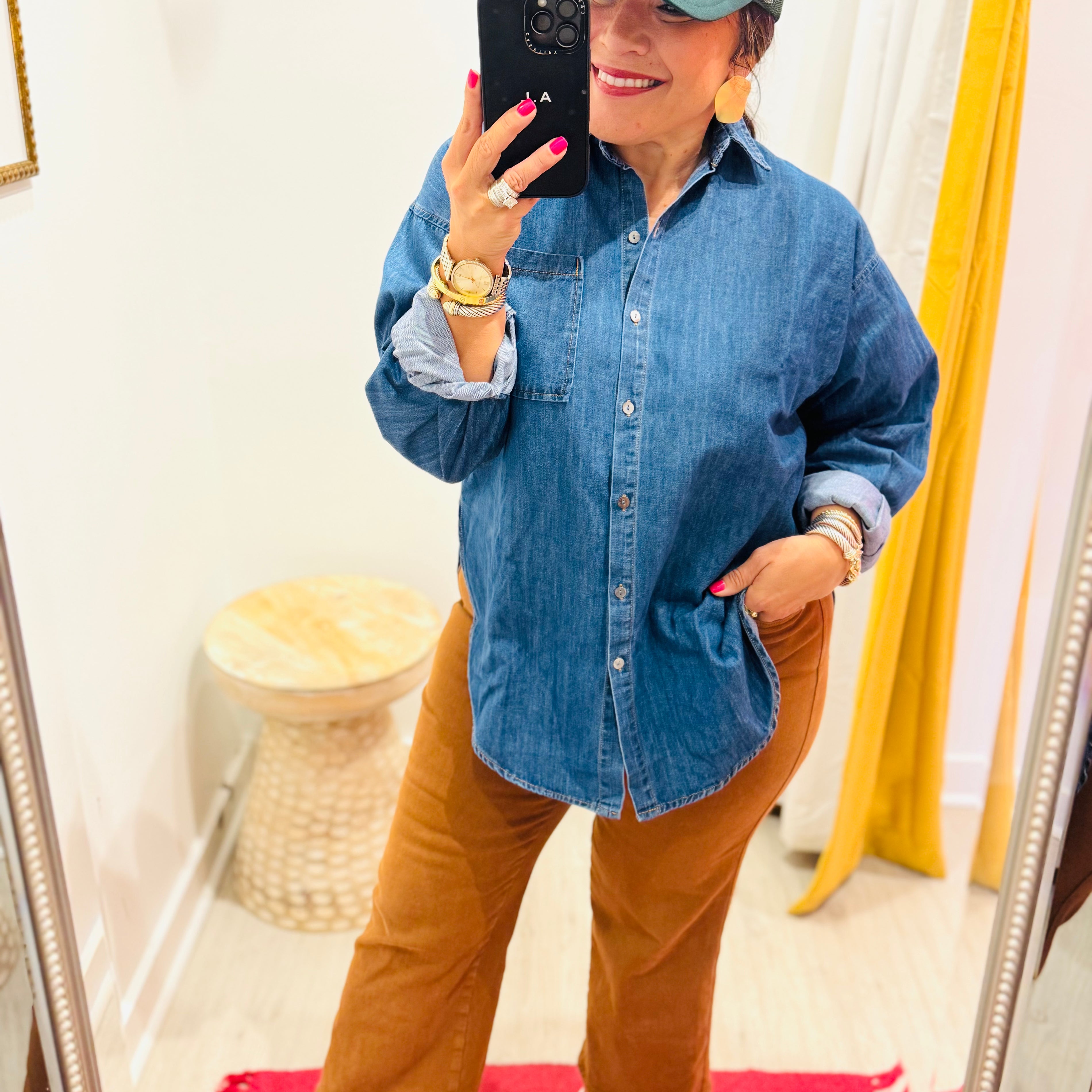 The Denim Choice Top