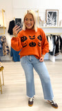 Split Mood Pumpkins Sweater