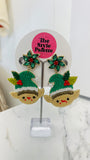 Buddy the Elf Beaded Earrings