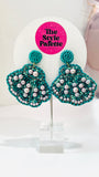 Pearl Clam Earrings