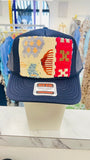 ORIJINAL Trucker Hat in Navy - Fuchsia/Cream