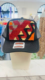 ORIJINAL Trucker Hat in Black - Orange/Maroon/Black