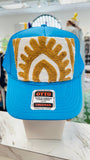 ORIJINAL Trucker in Blue - Tan/White Patch