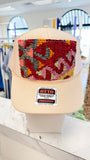 ORIJINAL Trucker Hat in Cream - Maroon/Purple/Orange/Teal Patch