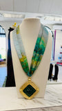 Emerald City Scarf Necklace
