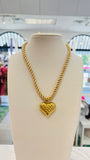 Heart of Gold Rope Necklace