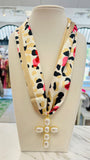 Lovely Leopard Scarf Necklace