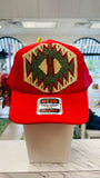 ORIJINAL Trucker Hat in Red - Cream/Green/Red