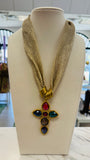 Gilded Grace Scarf Necklace