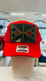ORIJINAL Trucker Hat in Red - Grey/Green/Red