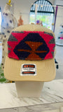 ORIJINAL Trucker Hat in Tan - Pink/Purple/Orange/Grey