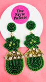 Gold Clover Earrings