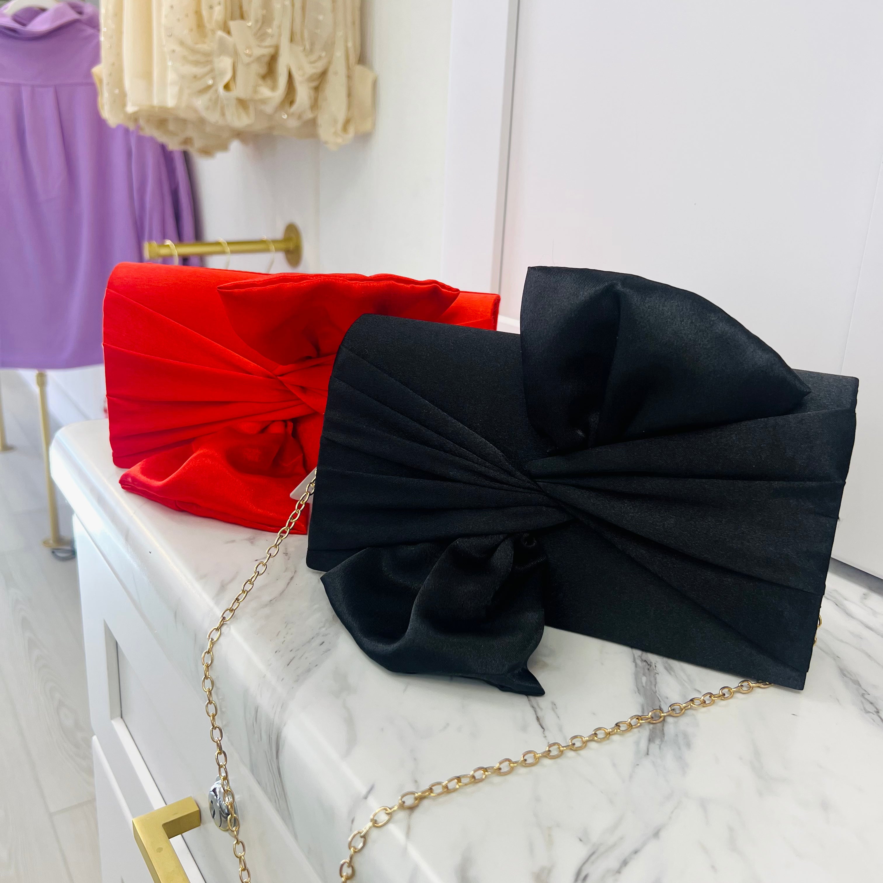 Put it in a Bow Clutch