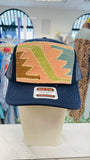 ORIJINAL Trucker Hat in Navy - Pink/Brown/Green