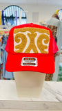 ORIJINAL Trucker Hat in Red - Tan/White Patch