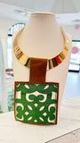ORIJINAL Shiny Pendant - Green/White Patch