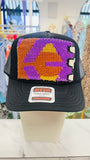 ORIJINAL Trucker Hat in Black - Purple/Rust