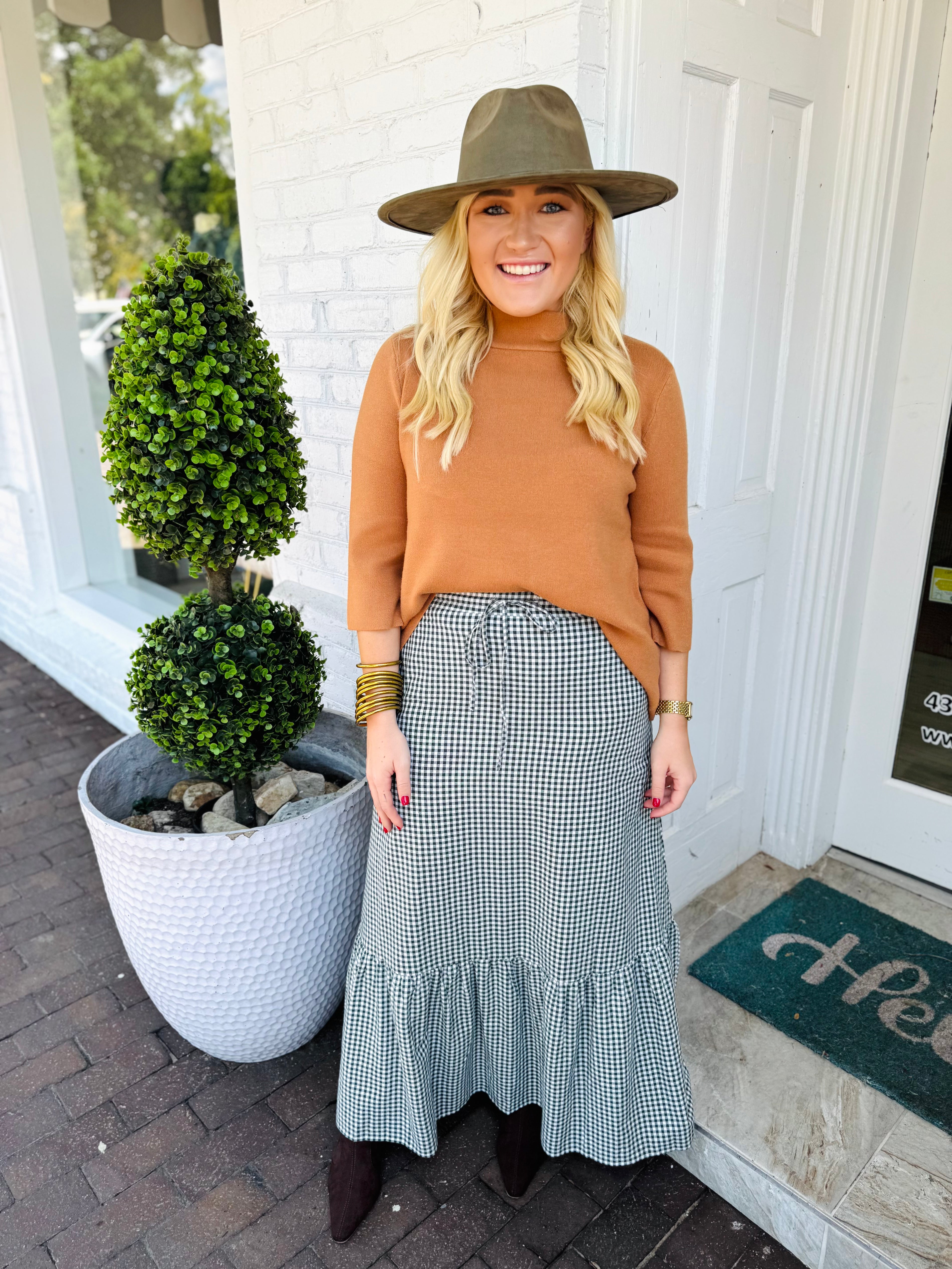 Picnic Party Gingham Skirt (2 Colors)