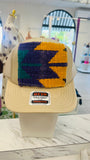 ORIJINAL Trucker Hat in Tan - Teal/Purple/Yellow