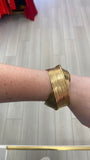 Crossed Chunky Cuff