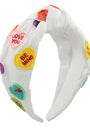 Beaded Conversation Heart Headband (2 Colors)