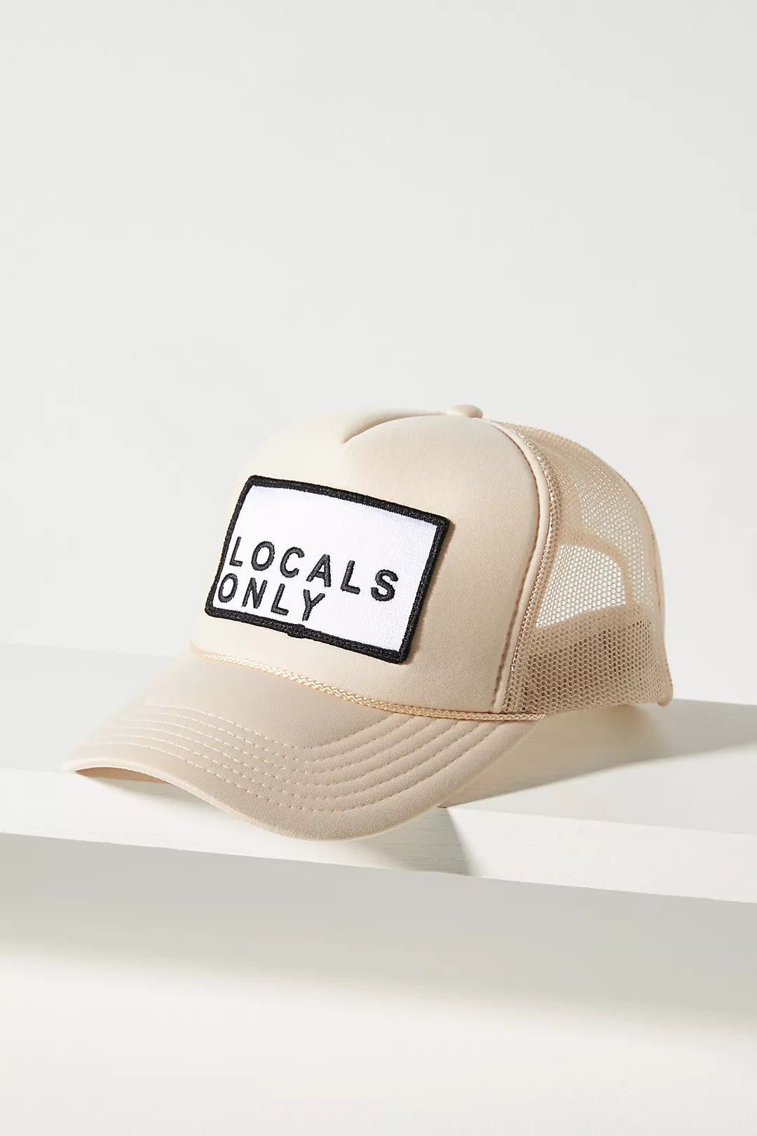 Locals Only Trucker Hat in Tan