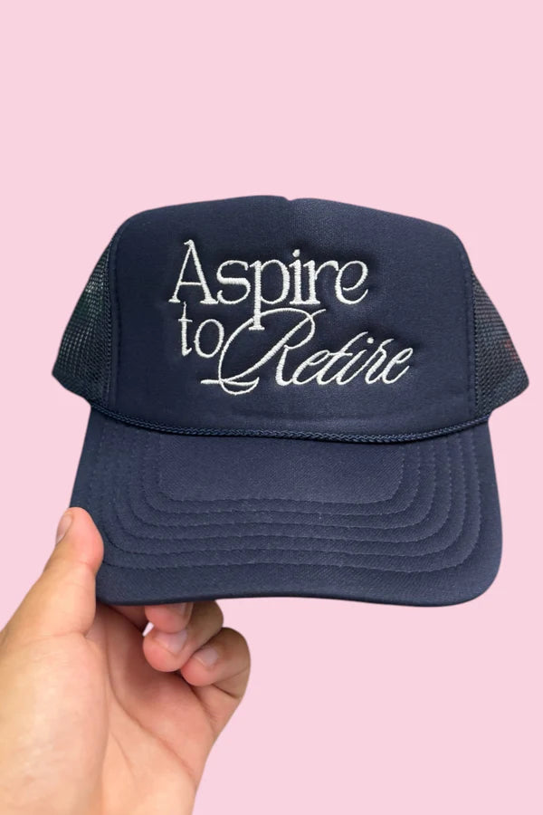 Aspire to Retire Trucker Hat