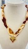 Maple Twist Scarf Necklace