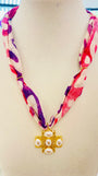 Pearl Blossom Scarf Necklace