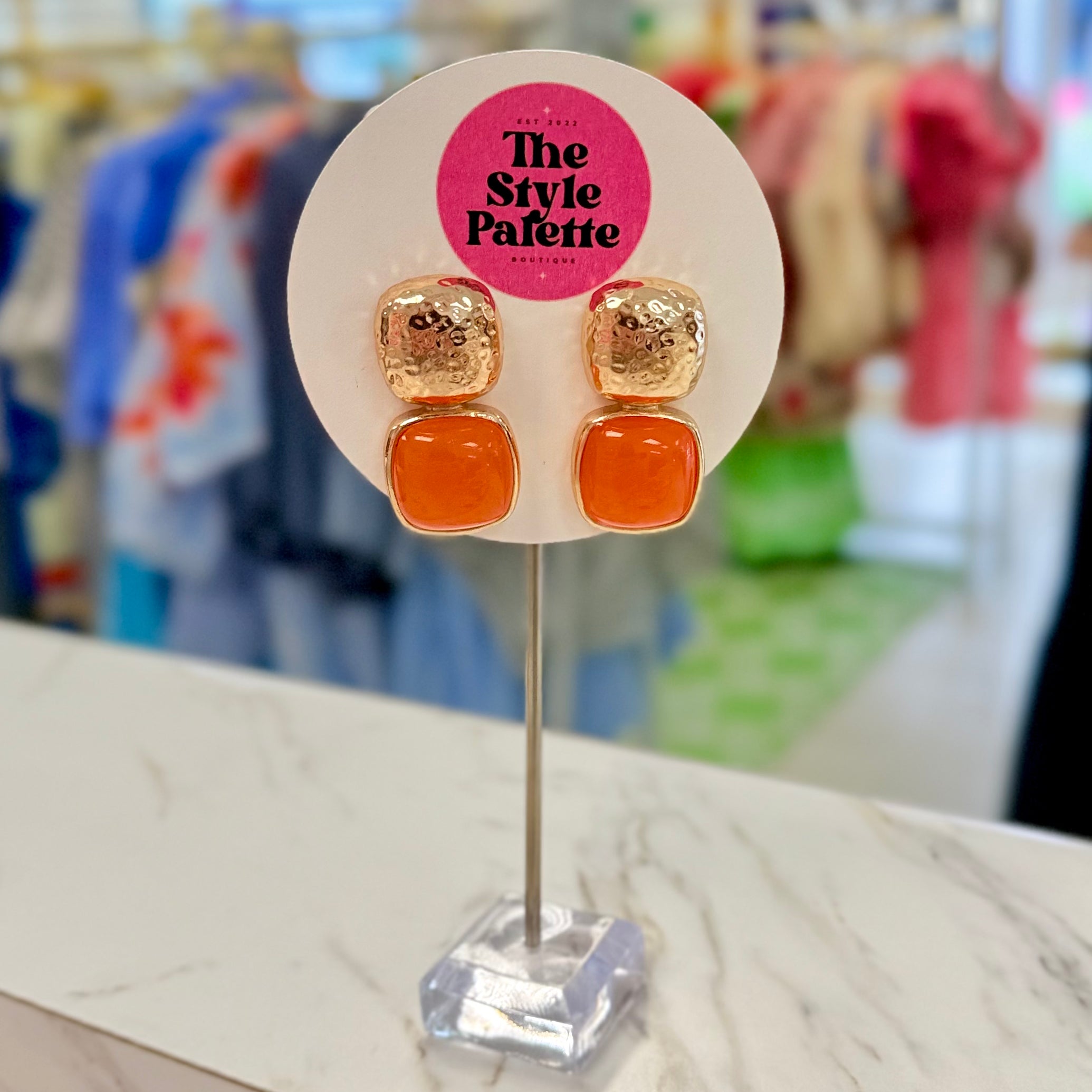 Pop Of Color Earrings