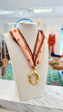 Sunny Day In The Vineyard Scarf Necklace