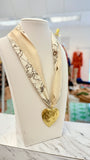For The Love Of Florals Scarf Necklace