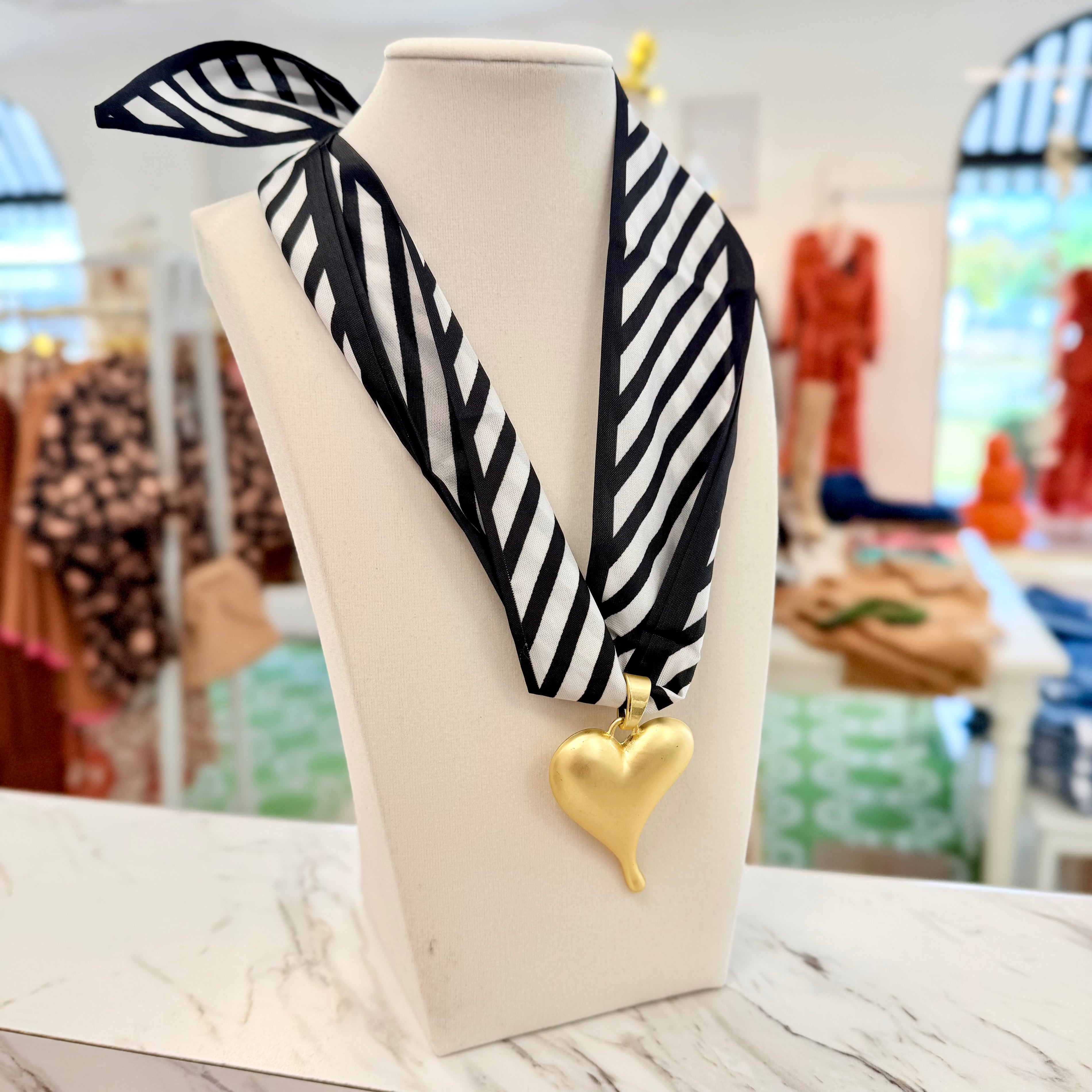 A Classic Scarf Necklace