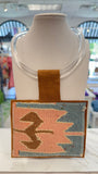 ORIJINAL Acrylic Necklace - Blue, Pink, Brown Patch