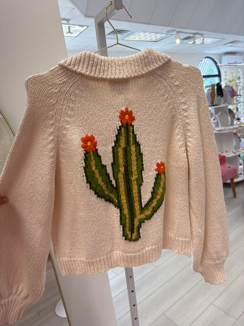 Cactus Blossom Cardigan