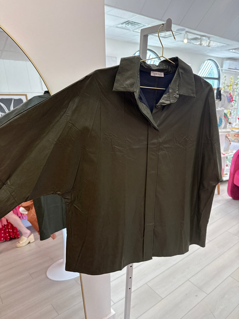 Fall Essentials Pleather Jacket (2 Colors)