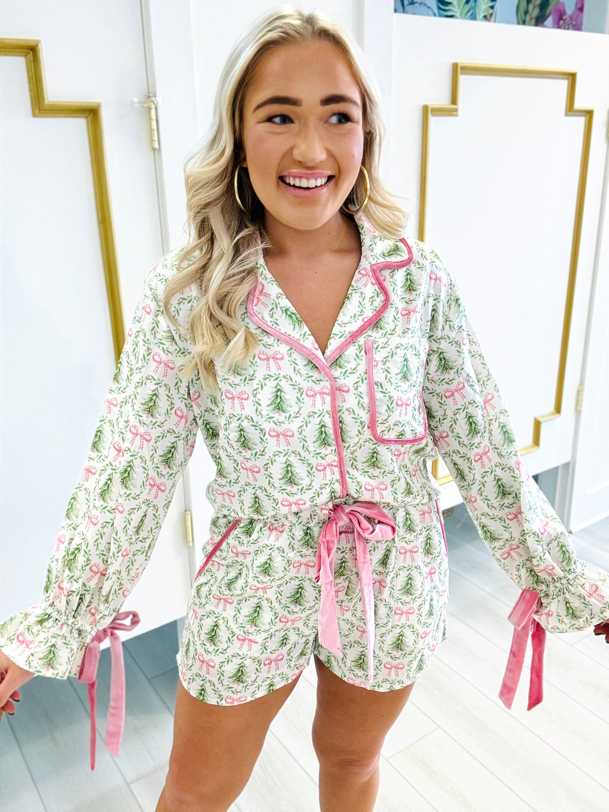 A Pink Christmas PJs