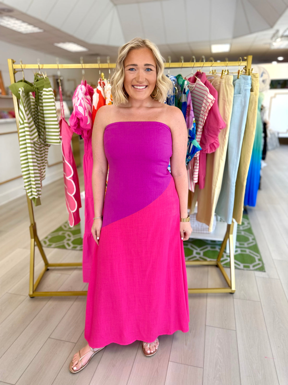Split Berries Dress