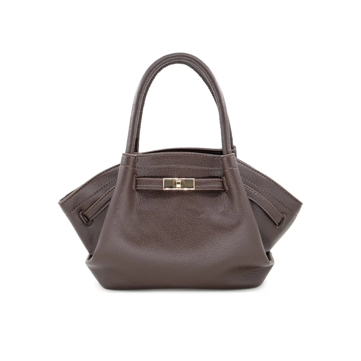 Slouchy Leather Tote Bag in Brown | BC Bags