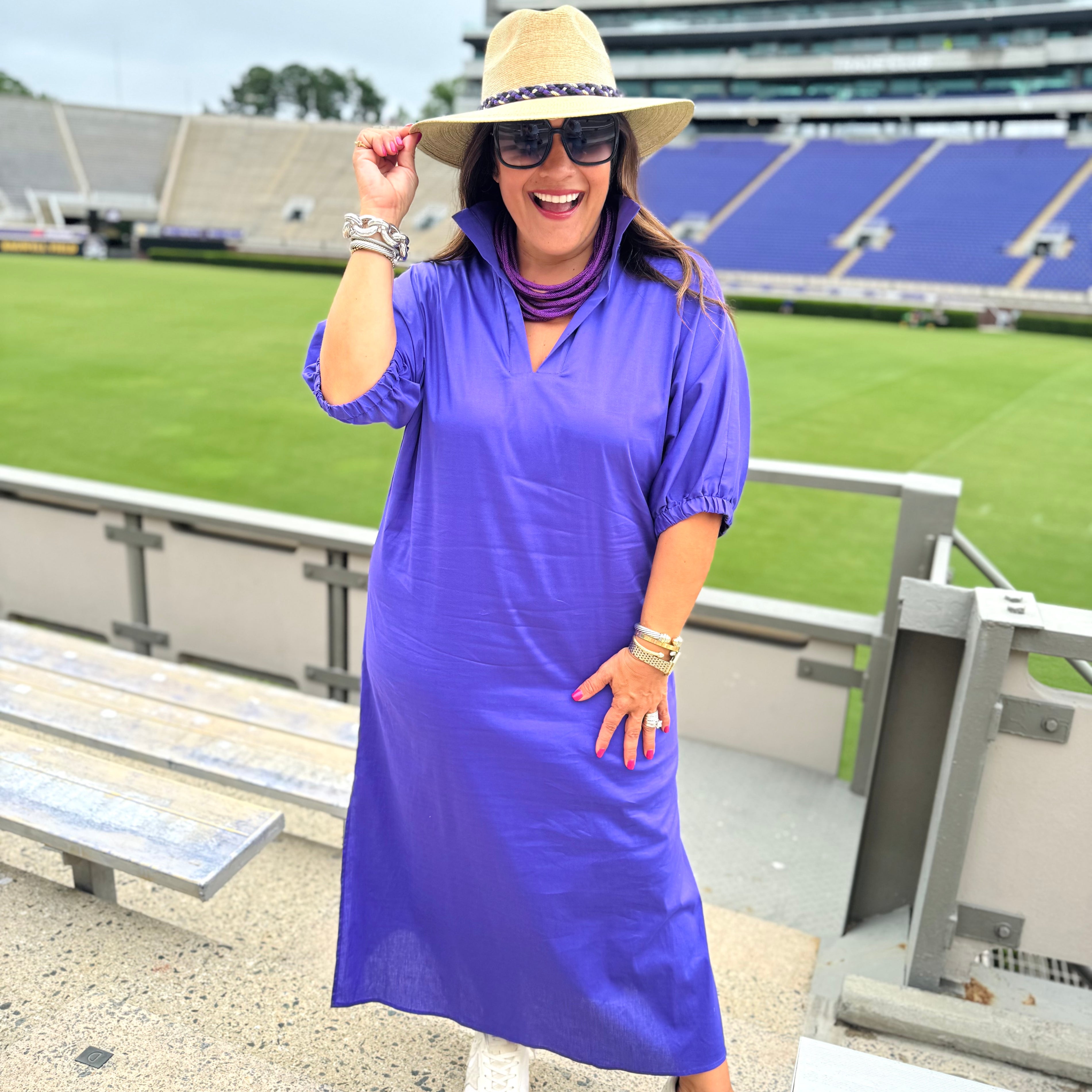 Adrienne Blakely Dress in Purple