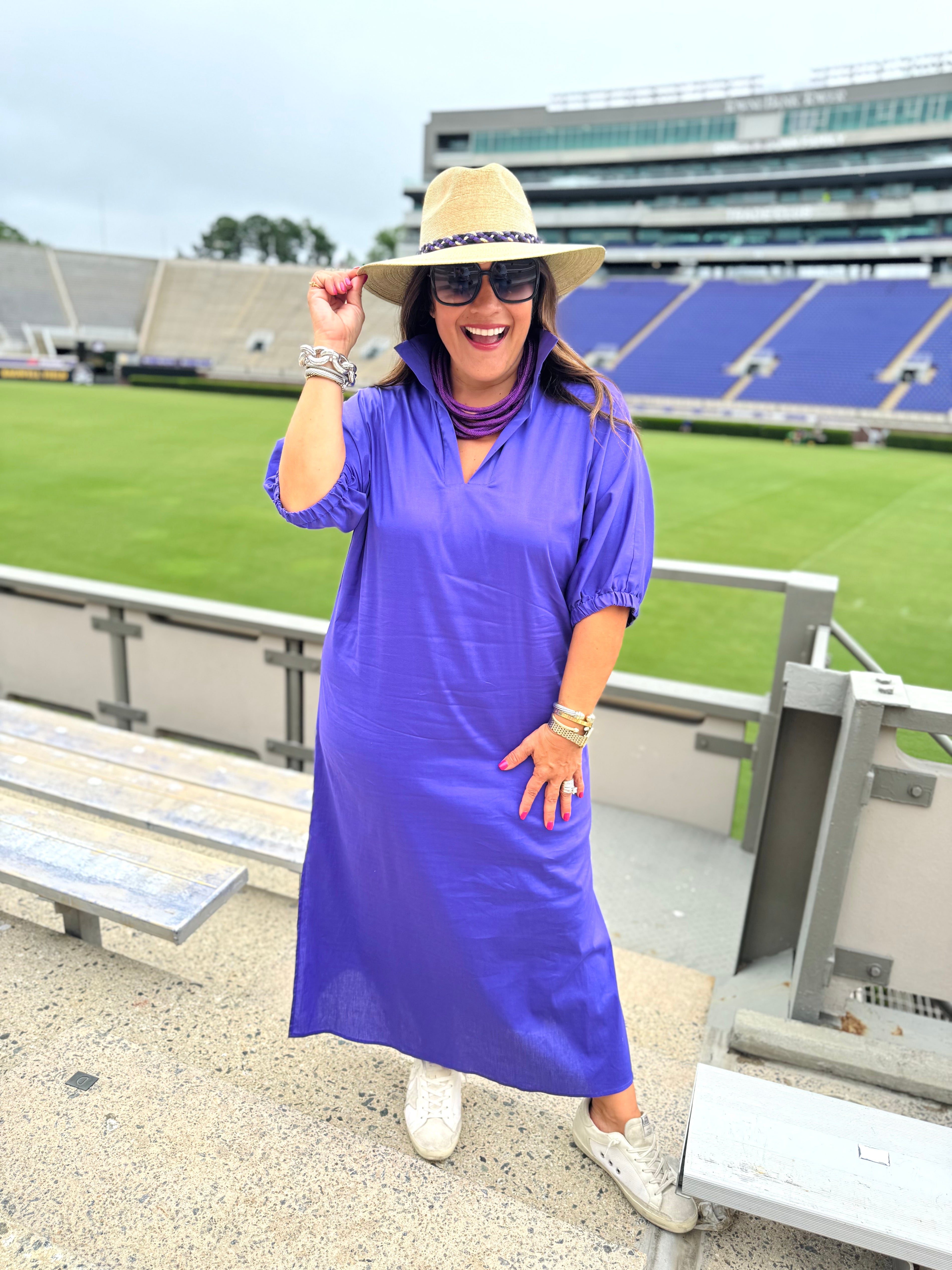 Adrienne Blakely Dress in Purple