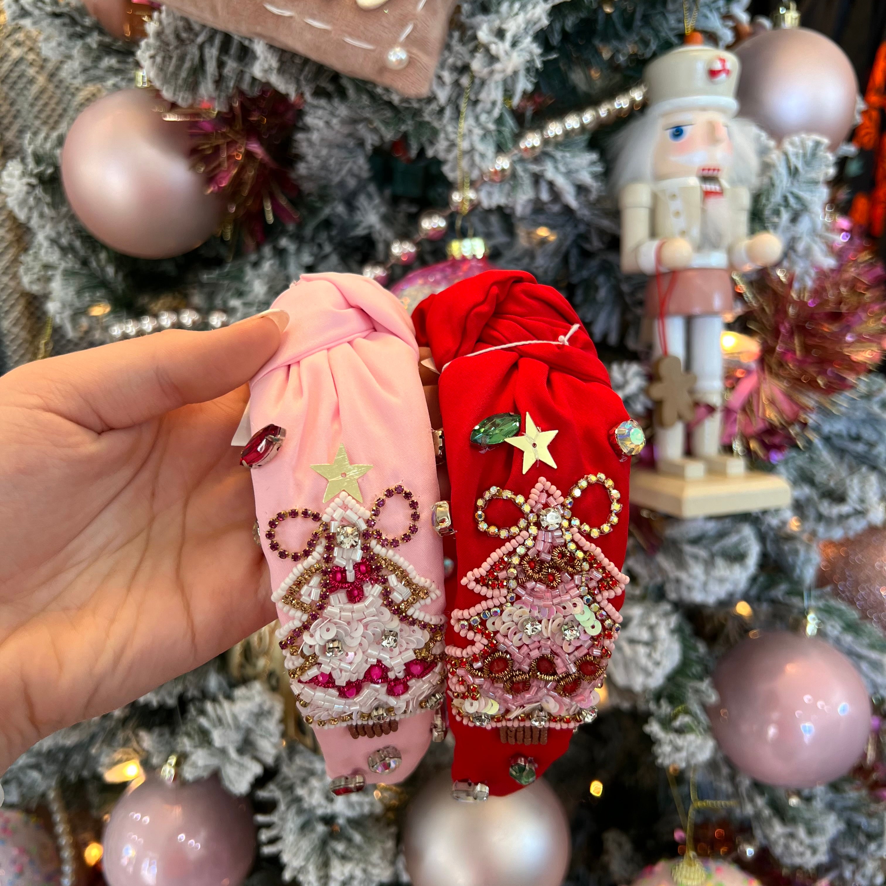 Dreaming of a Pink Christmas Headband