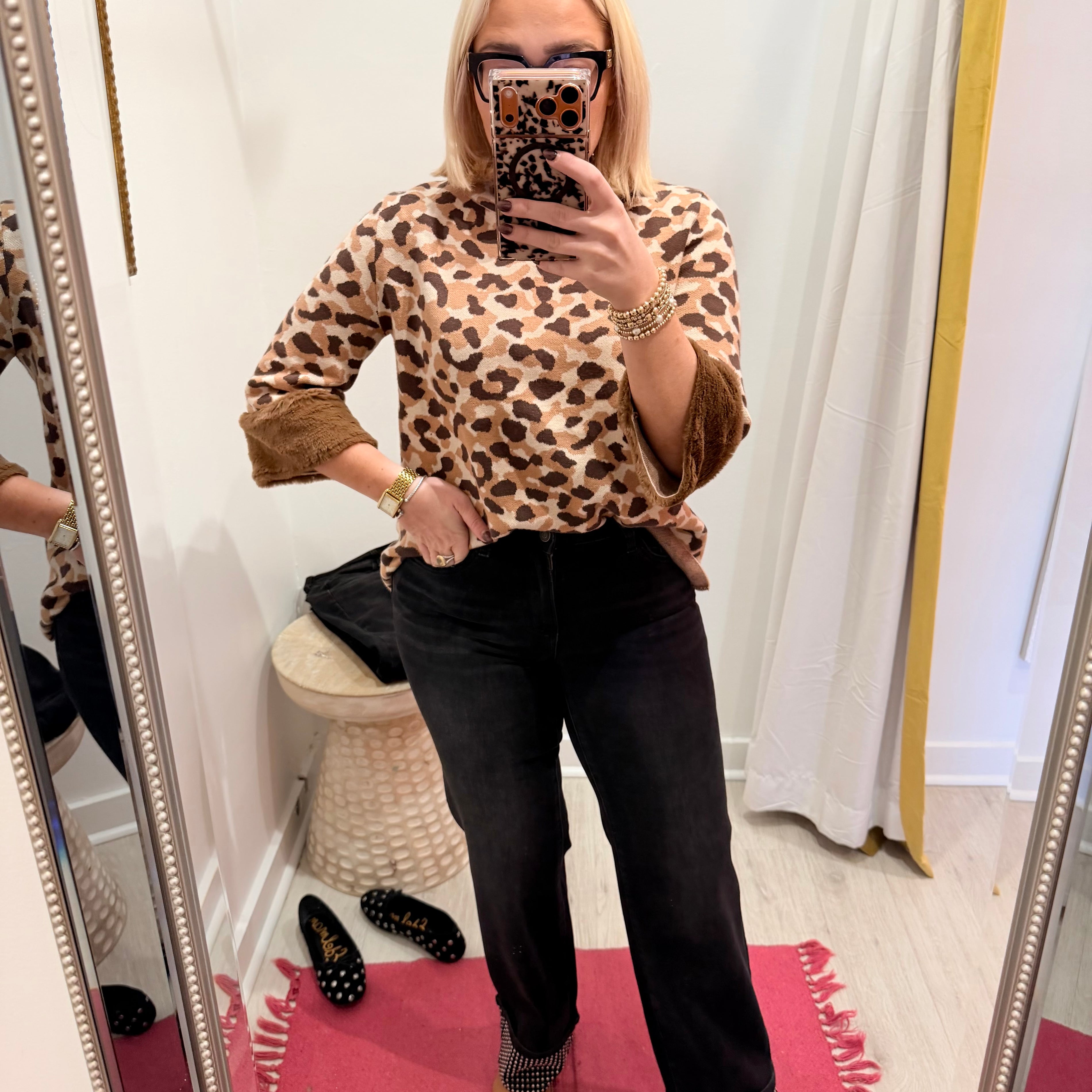 Mid Rise Studded Cuff by Flying Monkey