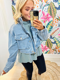 Dallas Cropped Cargo Jacket