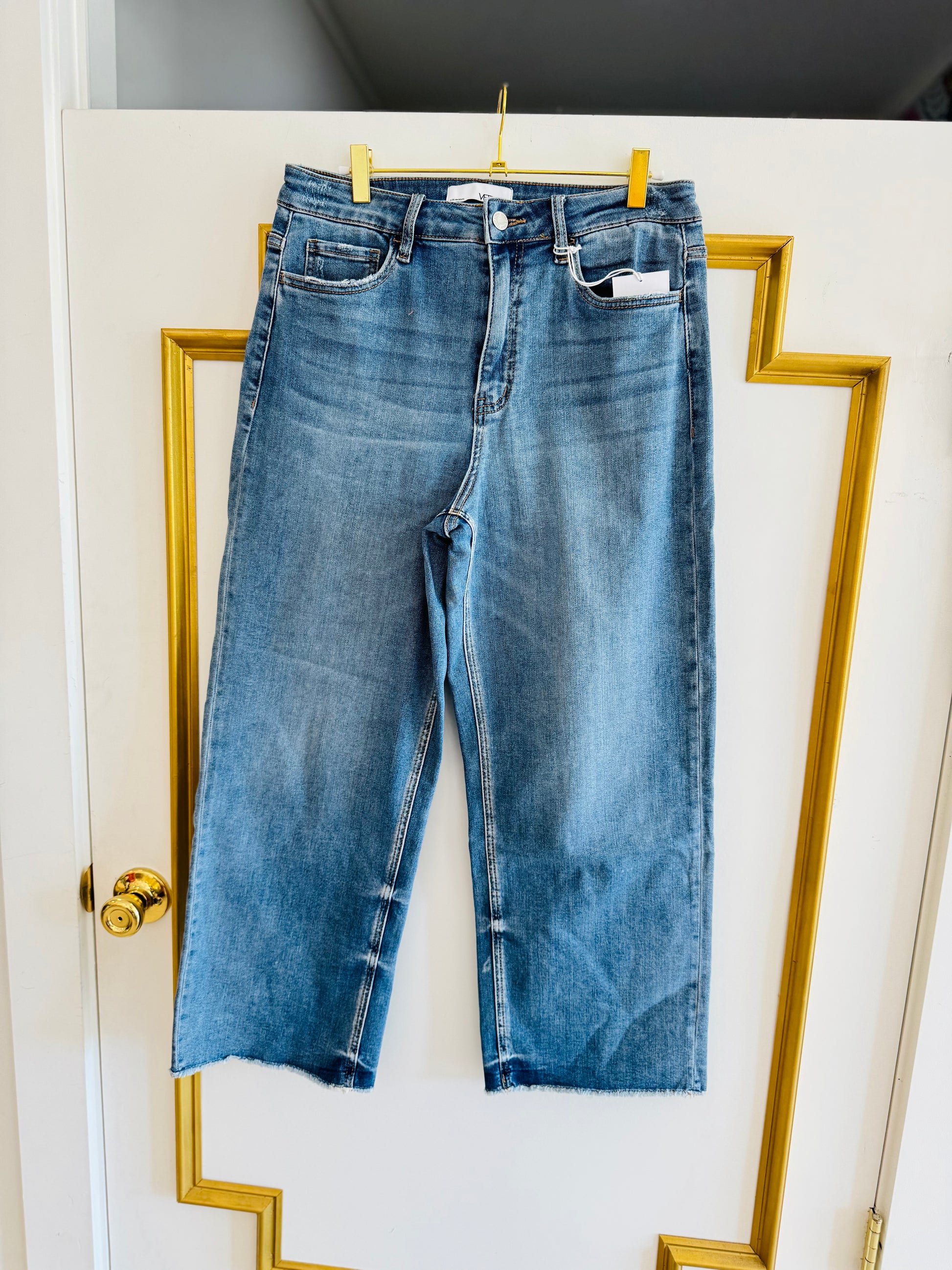 Olivia Wide Leg Medium Wash by VERVET