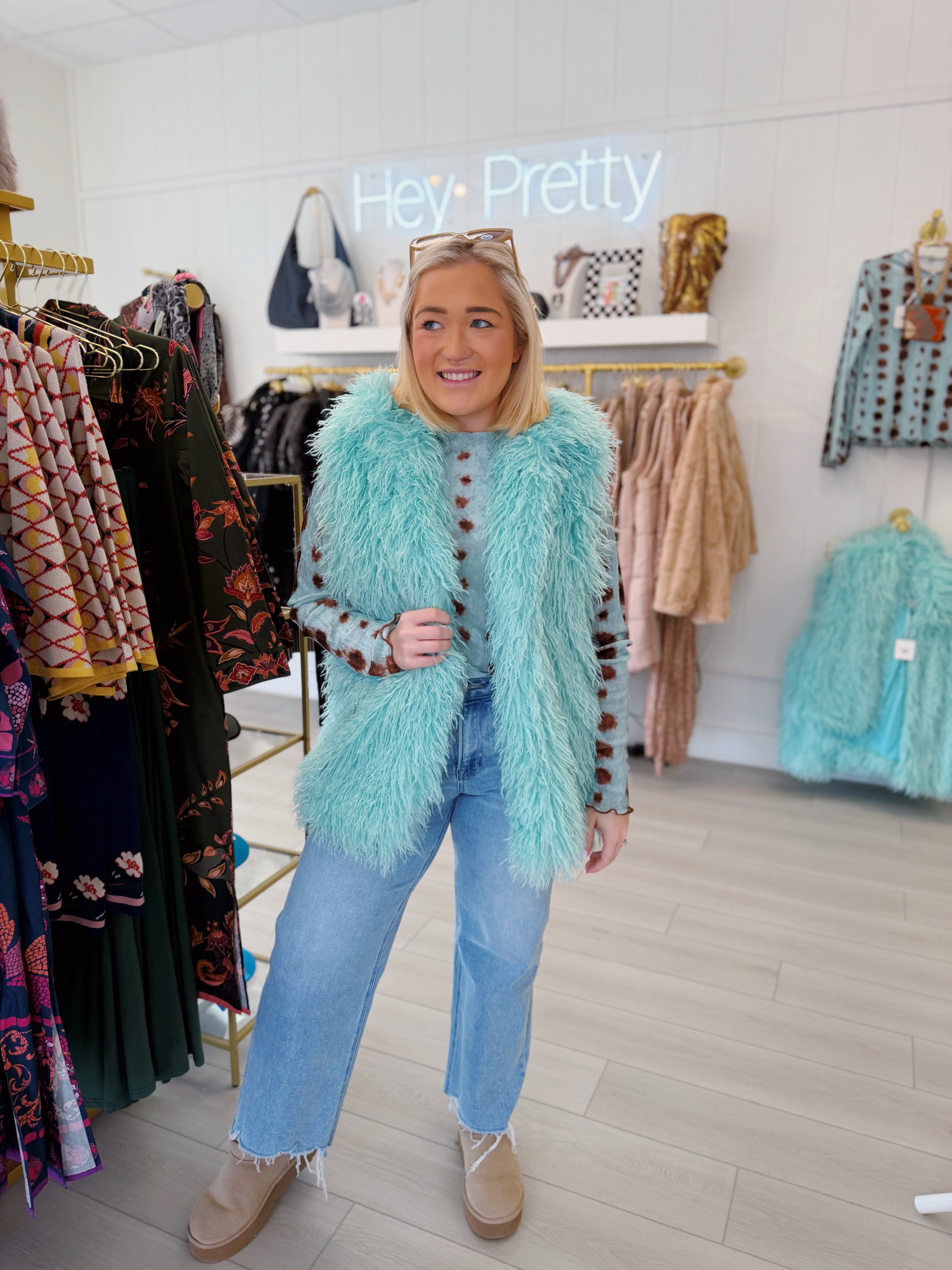 Elk Park Ridge Faux Fur Vest