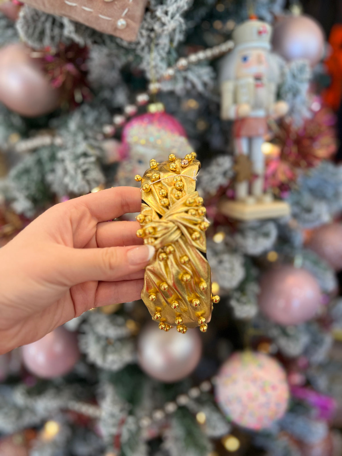 Golden Ball Headband