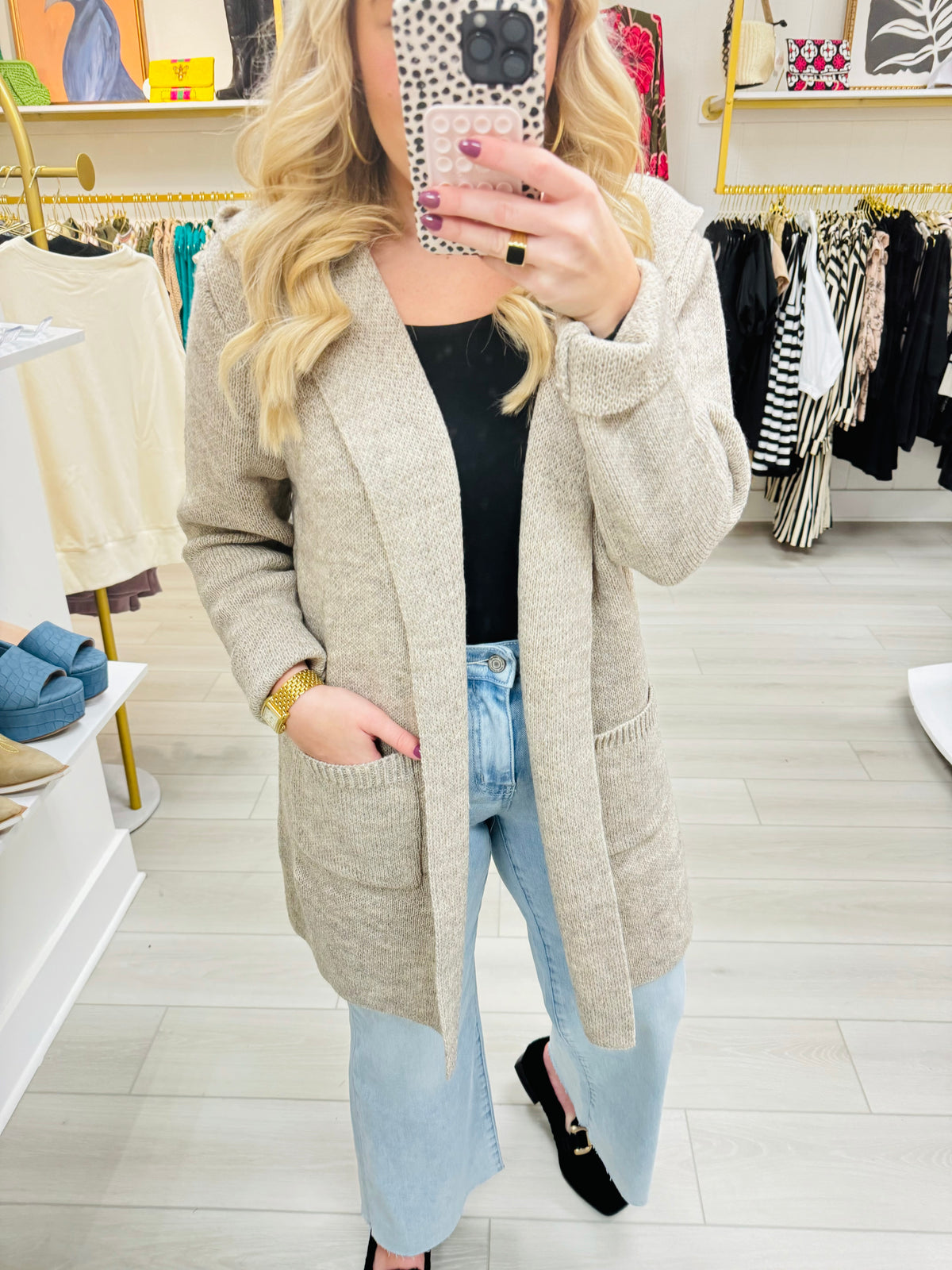 Julie Hooded Cardigan (4 Colors)