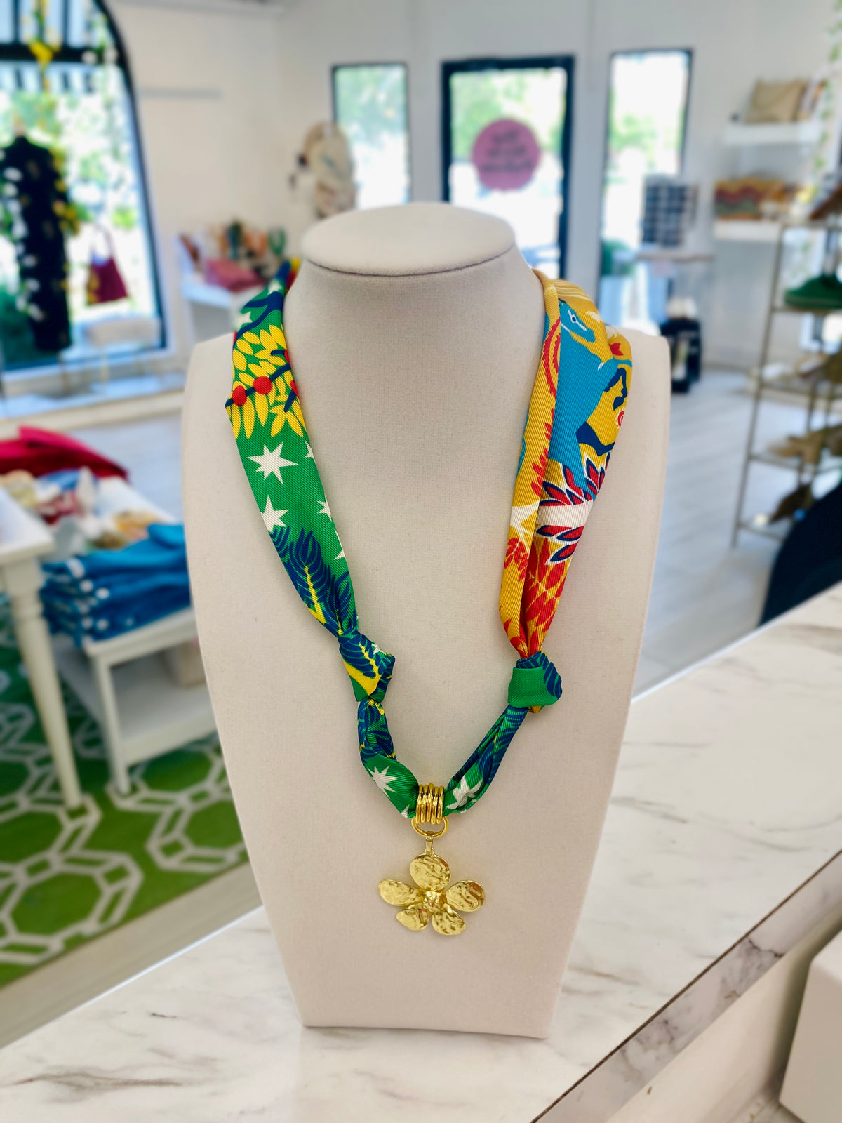 Lucky Me Scarf Necklace