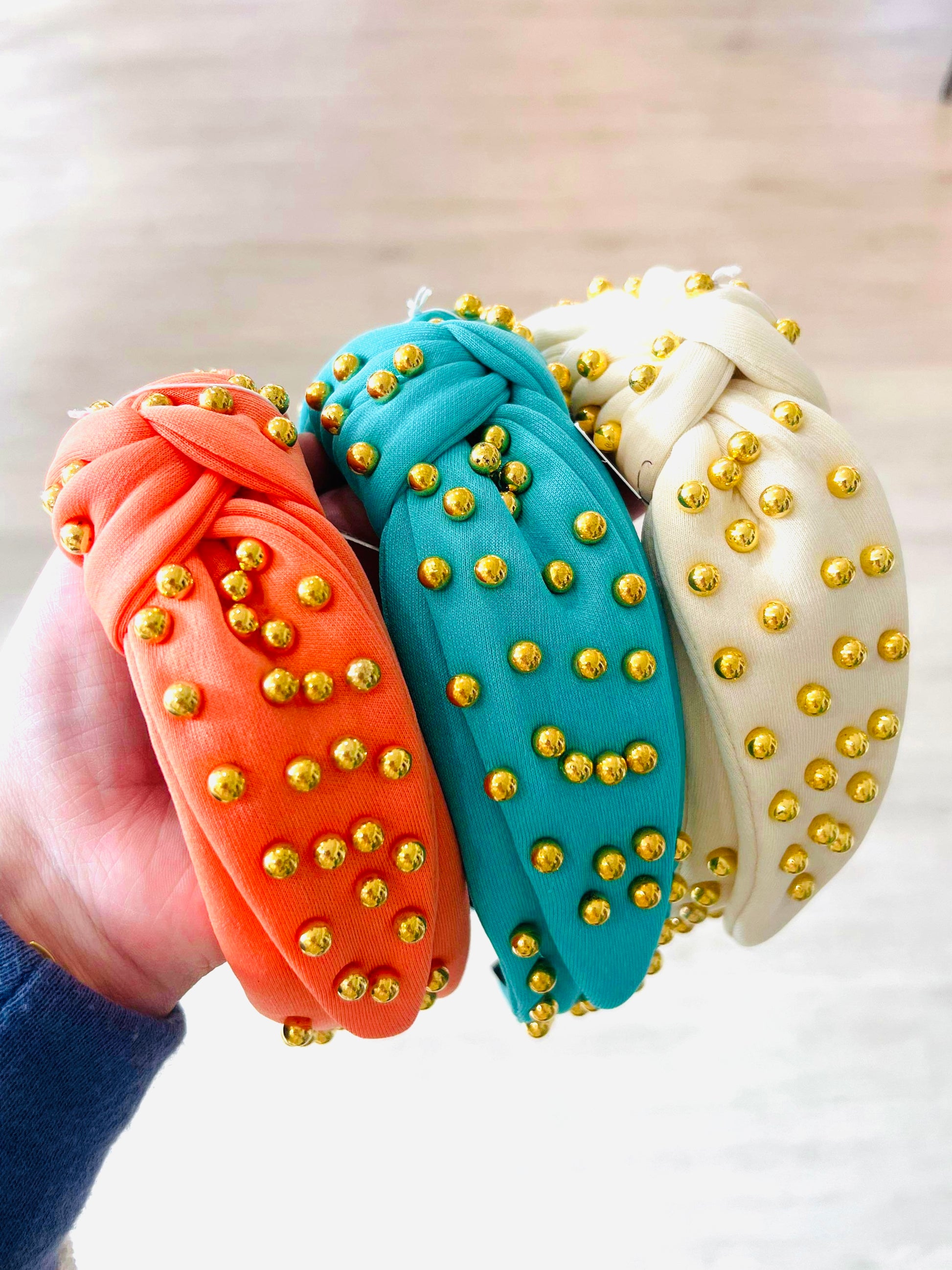Gold Ball Headband
